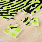 vingerafdrukpuzzel legpuzzel (Zijkant)