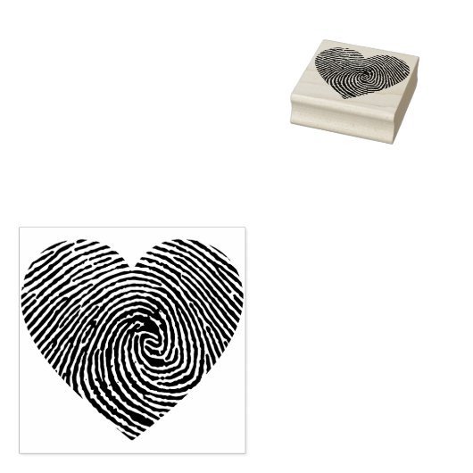 vingerafdrukstempel rubberstempel (Gestempeld)