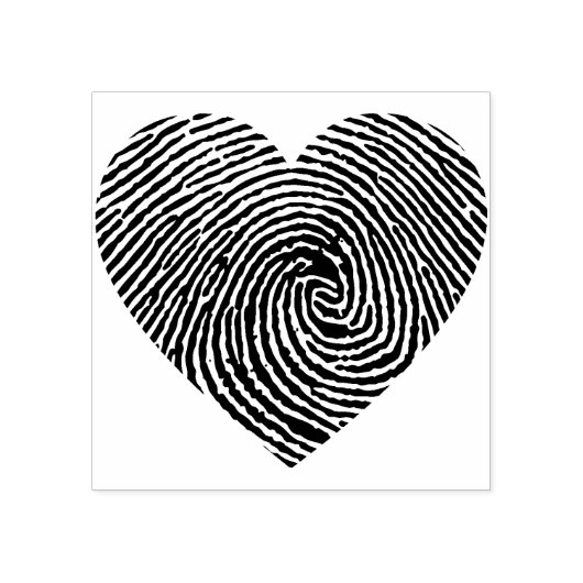 vingerafdrukstempel rubberstempel (Afrduk)