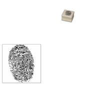 vingerafdrukstempel rubberstempel (Gestempeld)