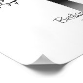 Vingerafdrukstructuur 11 x 14 inch poster (Hoek)