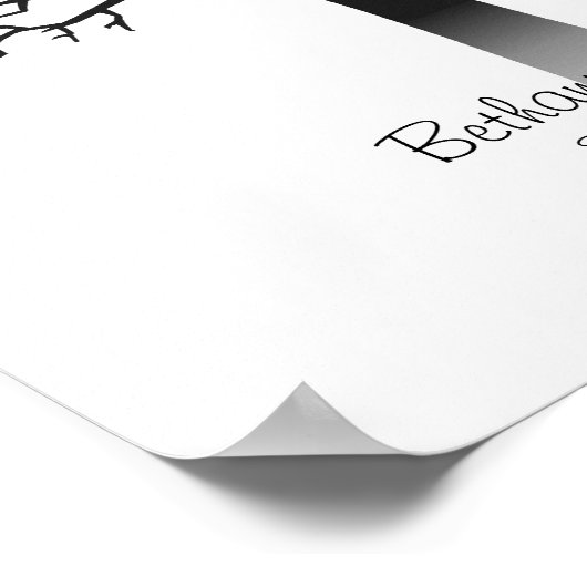 Vingerafdrukstructuur 11 x 14 inch poster (Hoek)