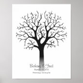 Vingerafdrukstructuur 11 x 14 inch poster (Voorkant)