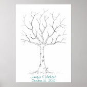 Vingerafdrukstructuur (2) poster (Voorkant)