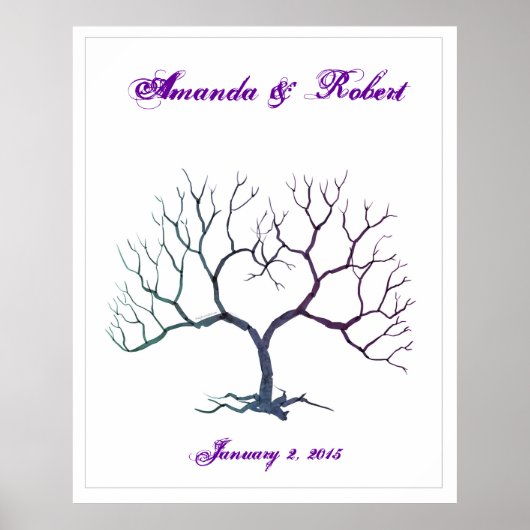 Vingerafdrukstructuur Poster (Voorkant)