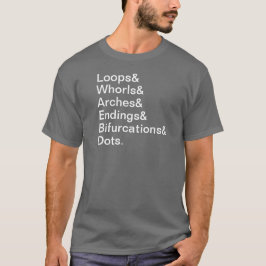 Vingerafdrukvoorwaarden T-Shirt