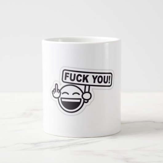 Vingerbeker Grote Koffiekop (Voorkant)