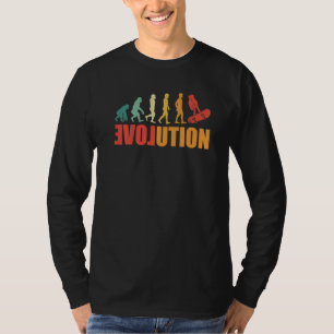 Vingerbord Evolutie Vinger Skateboarden Vingerboar T-shirt