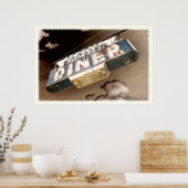  vingerbordje poster (Keuken)