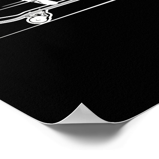 Vingerbordskateboard Poster (Hoek)