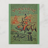 Vingerd Siecle Retro Steampunk Briefkaart (Voorkant)