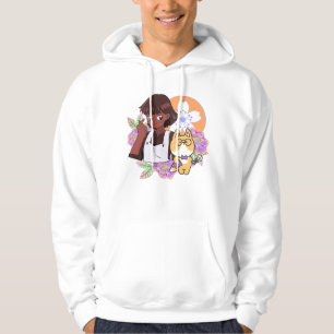 Vingerhartteken & Knuffelige Vos met Kunsthand Hoodie
