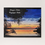 VINGERLAKE CAYUGA LAKE LEGPUZZEL (Horizontaal)
