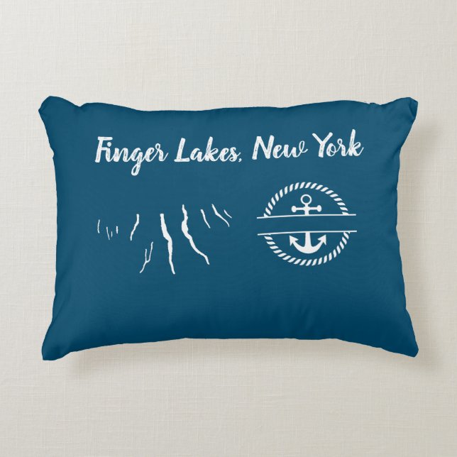 Vingerlakes Accent Pillow Accent Kussen (Voorkant)
