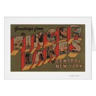 Vingerlakken, New York - grote lettertjes