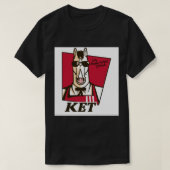 Vingerlik goed speciaal K-Poster T-shirt (Design voorkant)