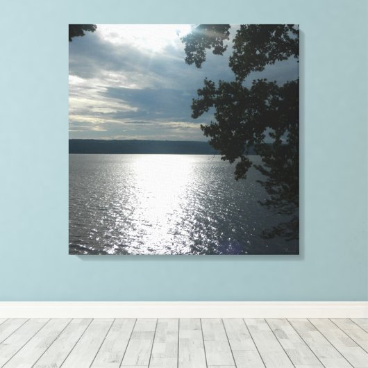 VINGERMEREN, CAYUGA LAKE canvas (Insitu (Houten vloer))