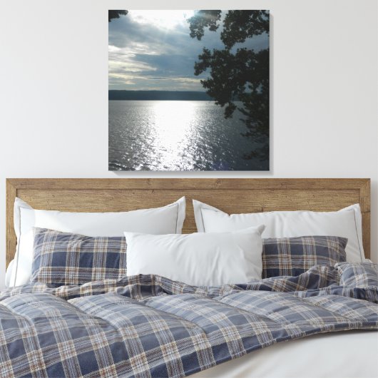 VINGERMEREN, CAYUGA LAKE canvas (Insitu (Slaapkamer))