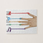 Vingernagels Legpuzzel (Horizontaal)