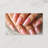 Vingernagels Nail Technician Beauty Manicure Visitekaartje (Achterkant)