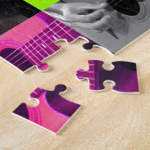 Vingerplukkende gitaarspeler - 8 x 10 - 110 pc's legpuzzel (Zijkant)