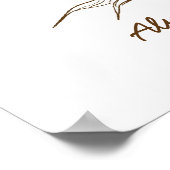 Vingerprint Brondenband Groen Poster (Hoek)