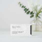 Vingerprint Identiteitsbeveiliging Modern visiteka Visitekaartje (Staand voorkant)