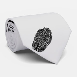 Vingerprint Necktie Stropdas