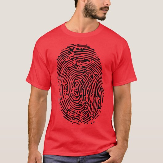 Vingerprint T-shirt (Voorkant)