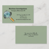 VingerPrints Particulier Visitekaartje Onderzoek (Voorkant / Achterkant)