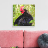 Vingerrooster Canvas Afdruk (Insitu (Woonkamer))