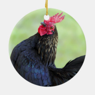 Vingerrooster Keramisch Ornament