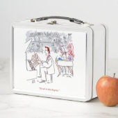 Vingers een onderschrift witte lunchbox (In situ)