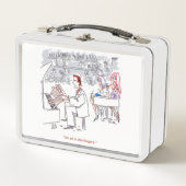 Vingers een onderschrift witte lunchbox (Voorkant)