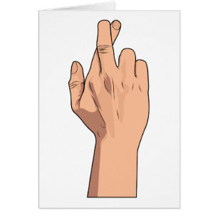 Vingers krusseinen ~ Handtekeningen en gebaren