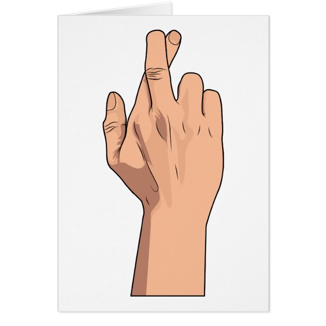 Vingers krusseinen ~ Handtekeningen en gebaren (Voorkant)