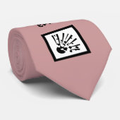 Vingers? Nah heeft ze niet nodig Stropdas (Opgerold)