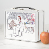 Vingers witte lunchbox (In situ)