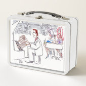Vingers witte lunchbox (Voorkant)