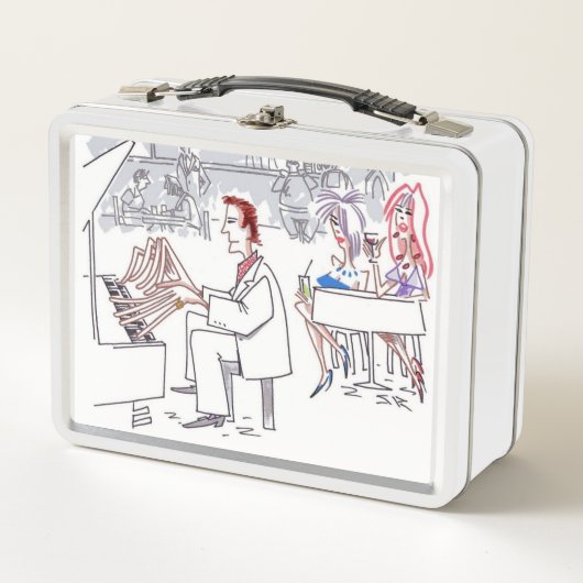 Vingers witte lunchbox (Voorkant)
