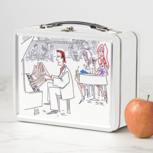 Vingers witte lunchbox (In situ)