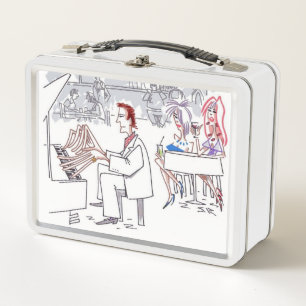 Vingers witte lunchbox