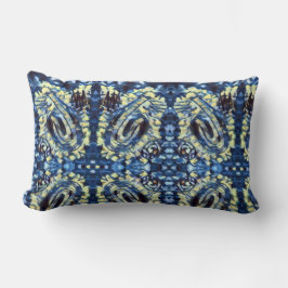 Vingerschildering - Blues Kussen