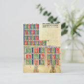 Vingertelling van 1 tot 20000 briefkaart (Staand voorkant)