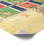 Vingertelling van 1 tot 20000 poster (Hoek)