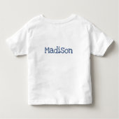 Vingerverf Laten we boodschappenkunst maken voorsc Kinder Shirts (Achterkant)