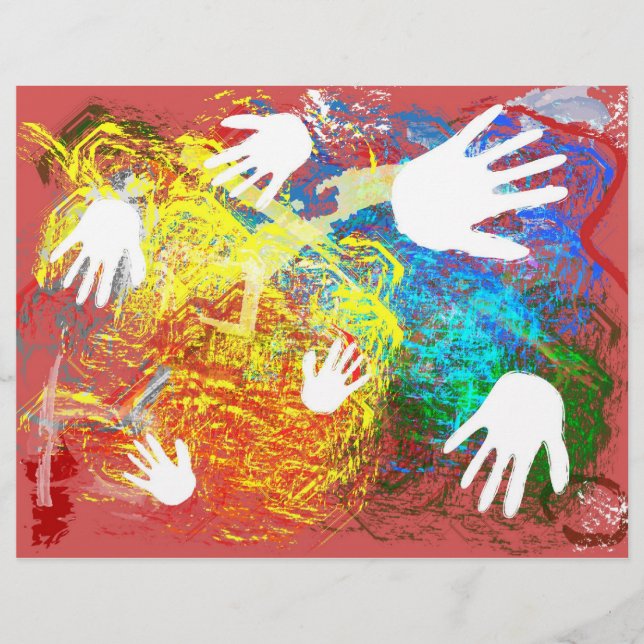 Vingerverfschilderpapier (Voorkant)