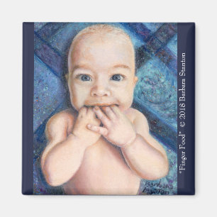 "Vingervoeding" Magnet