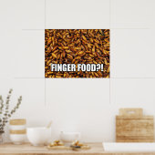 VINGERVOEDSEL?! MEME POSTER (Keuken)