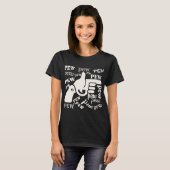 Vingerwten Pew Pew Pew #USAPatriotGraphics © T-shirt (Voorkant volledig)